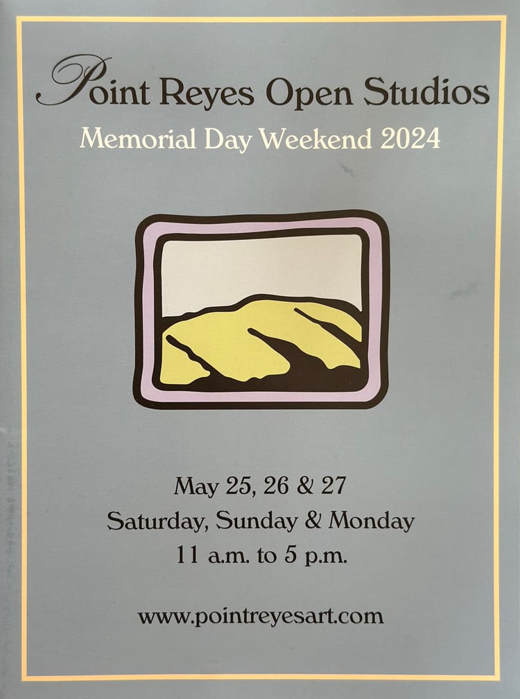 Point Reyes Open Studios, Memorial Day Weekend 2024